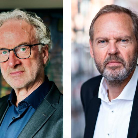 Portrætter af Jens Chr. Hansen og Flemming Højbo